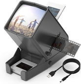 DIGITNOW vista frontal del visor mostrando diseño compacto y puerto usb