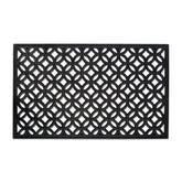 DII rubber doormat front view showing durable lattice and curb appeal