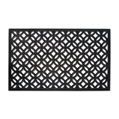 DII rubber doormat front view showing durable lattice and curb appeal