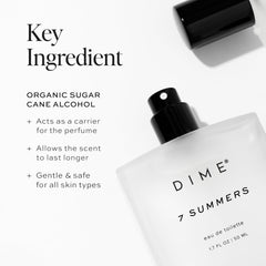 Close-up of vanilla orchid note representing DIME creamy gourmand heart