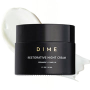 DIME crema nocturna empaque frontal mostrando marca y tamaño, hidratación profunda
