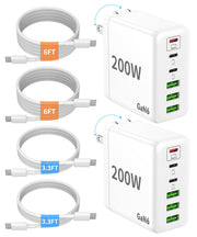 Dimiway front packaging showing dual 200W GaN chargers and branding for compact power