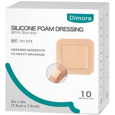 Dimora front packaging showing 3x3 dressings and product benefits