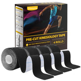 Dimora pack frontal con 4 rollos negros listo para uso y fácil almacenamiento