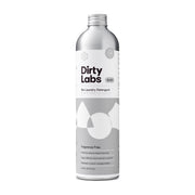 Dirty Labs front bottle showing Free & Clear label and clean design benefit