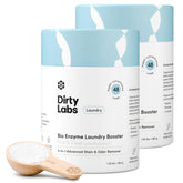 Dirty Labs front packaging showing scent-free label and load count benefit