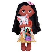 Disney Princess Moana y Pua vista frontal, muñeca abrazable y lista para jugar