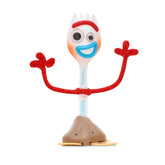 Disney Store Forky front view showing accurate sculpt and expression for display
