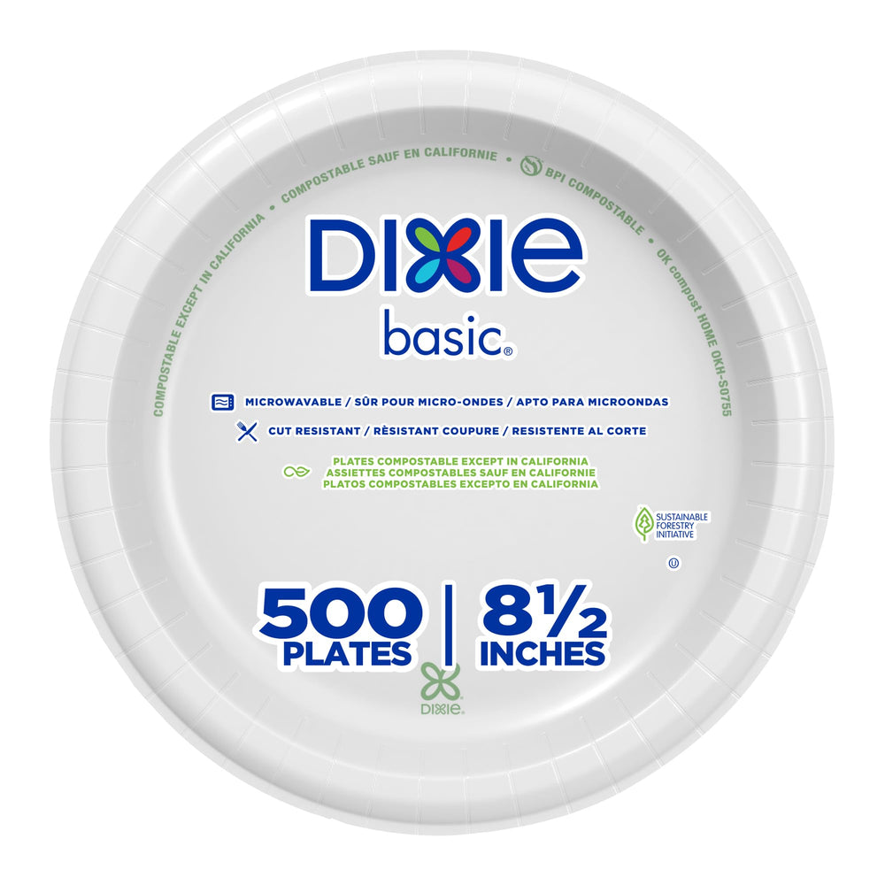 Dixie Basic frente del paquete mostrando cantidad y tamaño, ideal para eventos