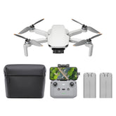DJI Mini 4K front angled view showing compact design and portability