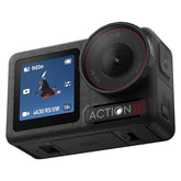 DJI Osmo Action 5 Pro front view showing controls and rugged design for reliable shooting
