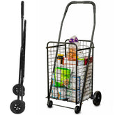 DMI carrito frontal mostrando estructura y portabilidad, ideal para compras