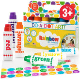 Do A Dot Art! frontal del paquete mostrando colores, fácil identificación