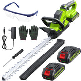 DocSmart front view showing trimmer and dual batteries for long runtime