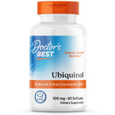 Doctor's BEST frasco frente con etiqueta clara mostrando 100 mg y 60 cápsulas para confianza de compra