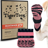 DOK TigerToes vista frontal del empaque mostrando diseño y color Sassy Pink para protección