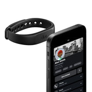 dot. band front view showing sleek black design and tap-ready surface for professional sharing