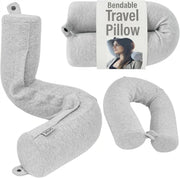 Dot&Dot almohada Twist vista frontal con funda lavable y diseño gris