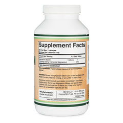 Double Wood Supplements capsule close-up illustrating smooth vegetarian capsule for easy swallowing