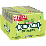 Doublemint frente del paquete mostrando diseño y cantidad útil