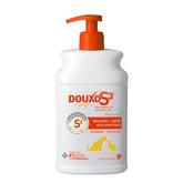 Douxo S3 PYO botella frontal mostrando etiqueta y volumen, limpieza eficaz