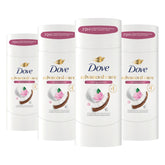 Dove vista frontal del envase mostrando la barra y beneficio de protección prolongada