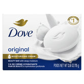 Dove beauty bar original front packaging showing 36-count convenience and gentle cleansing