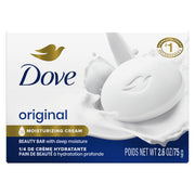 Dove beauty bar original front packaging showing 36-count convenience and gentle cleansing