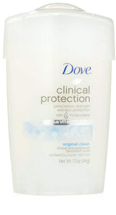 Dove envase frontal del stick mostrando protección duradera y formato doble