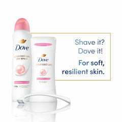 Dove comparación de tamaño 2.6 oz para referencia de escala