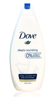 Dove frasco frontal 15.2 oz mostrando etiqueta y beneficio hidratación