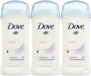 Dove envase frontal del stick Fresh mostrando protección y diseño