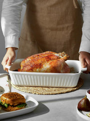 DOWAN casserole in oven with lasagna inside demonstrating even baking performance