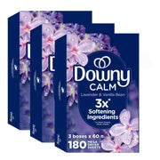 Downy vista frontal del paquete Calm 180 hojas, comodidad rápida