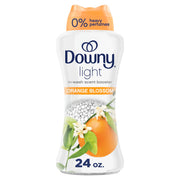 Downy perlas frente del empaque mostrando el aroma Orange Blossom y frescura ligera