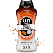Downy Unstopables frente del envase, presenta tamaño práctico y aroma atractivo