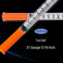 DPEI XUAN aguja 31G 5/16" primer plano mostrando precisión y finura