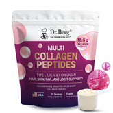 Dr. Berg envase frente muestra aporte proteico y origen