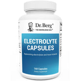 Dr. Berg front package showing bottle and label, clear brand hydration benefit