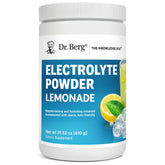 Dr. Berg envase frontal limonada muestra servicios y etiqueta clara