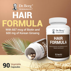 Dr. Berg mezcla de ingredientes en polvo resaltando pureza y origen