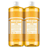 Dr. Bronner's Citrus front packaging showing 32 oz bottle and label benefits