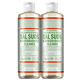 Dr. Bronner's front packaging showing product and size with clear labeling benefit