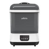 Dr. Brown's sterilizer front view showing controls and compact footprint for convenience