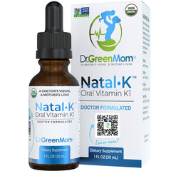 Dr. Green Mom frasco frontal mostrando presentación y dosis clara