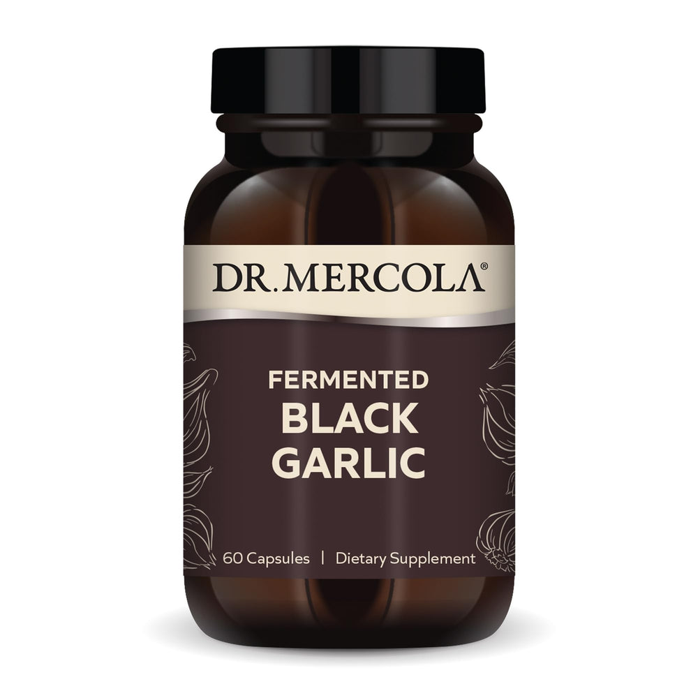 Dr. Mercola frasco frontal mostrando 60 cápsulas y diseño claro