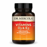 Dr. Mercola frasco frontal mostrando etiqueta clara y beneficios