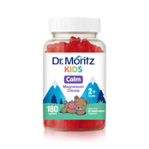 DR. MORITZ front bottle showing label and raspberry flavor benefit