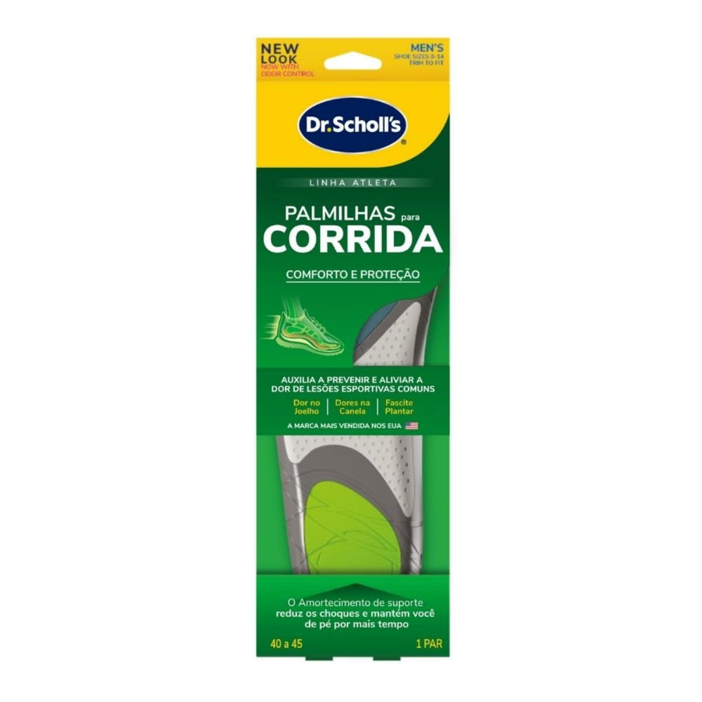 Dr. Scholl's front packaging showing inserts and comfort benefits