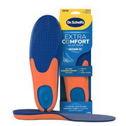 Dr. Scholl's frontal del empaque mostrando las plantillas y características